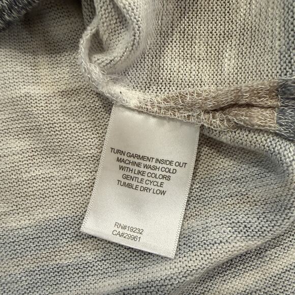 Alfred Dunner Striped 3/4 Sleeve Sequin Neck Line Knit Sweater Womens Plus 2X - Picture 9 of 11